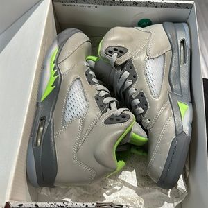 I am selling some Jordan 5 retro green bean